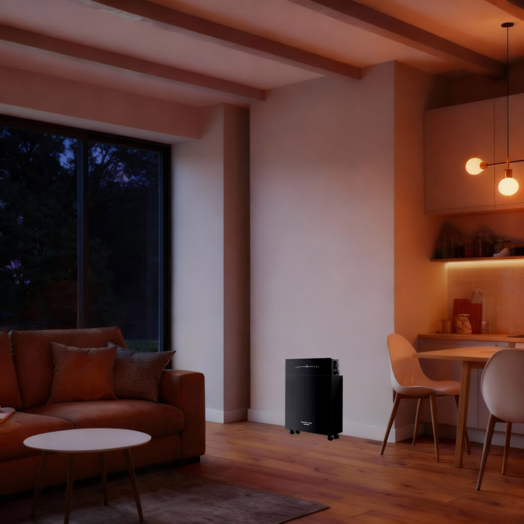 a-livingroomkitchen-with-a-home-battery a-livingroomkitchen-with-a-home-battery