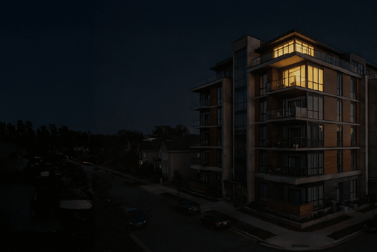 Stroomuitval maar toch licht in een huis